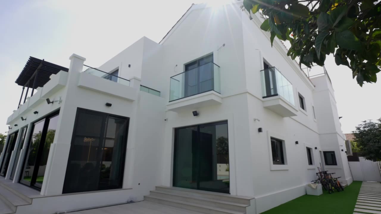 Rear elevation after renovation